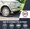 COSTWAY 2 tappetini di parcheggio con soglia per freni, Anteprima dell’immagine prodotto 3