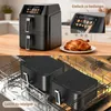 Heißluftfritteuse 2 Kammern - 12 L Doppelstock – 2900 Watt Produktbild-Vorschau 11
