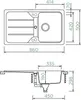 Lavello da incasso Schock Formhaus D-100 A Croma - Lavello Anteprima dell’immagine prodotto 8