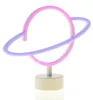 LED NEON Figur PLANET - Neonlicht - H: 24cm - Batterie oder Produktbild-Vorschau 6