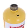 Close-up of the top of a yellow gas canister with a threaded fitting. Podgląd zdjęcia produktu