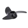 A black three-bladed propeller is shown against a white background. Produktbild-Vorschau