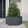 vidaXL Sadzarka antracytowa sześciokątna 104x90x45 stalowa Podgląd zdjęcia produktu 1