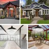 A collage of four images showcasing different exterior and interior views of modern homes, with a focus on lighting fixtures and architectural elements. Anteprima dell’immagine prodotto
