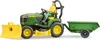 bworld John Deere Aufsitzrasen mäher, Anhänger + Gärtner Produktbild-Vorschau 1