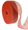 JUTE 5cm Band Juteband Tischband Dekoband 5cm/40m Rot Produktbild-Vorschau 2