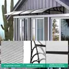 COSTWAY Auvent pour porte d'entrée, Abri en aluminium et Voir les images du produit 5