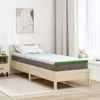 vidaXL Surmatelas blanc et vert 70 x 200 cm Tissu jacquard Voir les images du produit 2