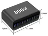 Bakeey 800W 10-Port USB-C PD Ladegerät, GaN Desktop Produktbild-Vorschau 6