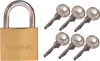 Vorhängeschlösser Gleichschließend je Schloss 6 Schlüssel 3 Produktbild-Vorschau 5