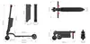 ZELURXX X6 Elektroroller klappbar 10kg 25km/h 15-20km Produktbild-Vorschau 9