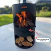 ASH® - Sonnenuntergang - Gartenkamin mit BBQ - Cortenstahl Produktbild-Vorschau 8