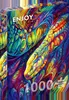Enjoy Puzzle Puzzle Regenbogenschlange - 1000 Teile buntes Produktbild-Vorschau 1