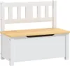 vidaXL Set di 4 sedute per bambini bianco e beige MDF Anteprima dell’immagine prodotto 4