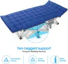 Lit pliant portable avec housse en coton perlé (71×190 cm), Voir les images du produit 4