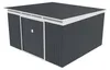 Domek ogrodowy G21 GRAH 1132 - 340 x 333 cm, antracyt Podgląd zdjęcia produktu 7