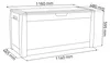 Gartenbox BOXE RATO - anthrazit Produktbild-Vorschau 7