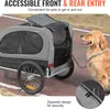 Rimorchio per cani 40 kg rimorchio per biciclette Acciaio Anteprima dell’immagine prodotto 5