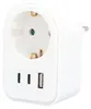 Unitec Zwischenstecker mit USB Typ A+C Produktbild-Vorschau 1
