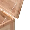 vidaXL Skrzynia ogrodowa 150x50x56,5 cm z litego drewna Podgląd zdjęcia produktu 12