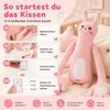 Einschlafhilfe Baby Kuscheltier Hase,beruhigendes Produktbild-Vorschau 2