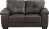 Ledersofa 2-Sitzer - Braun - HAZEL Produktbild-Vorschau 1