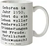 Mr. & Mrs. Panda Tasse Spruch 1950 Geburtstag - Weiß - Produktbild-Vorschau 1