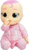 A baby doll wearing a pink polka dot pajama with a bunny design on the front. Anteprima dell’immagine prodotto