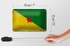 Blechschild Flagge Französisch-Guayana 18x12cm Flag Vintage Produktbild-Vorschau 5
