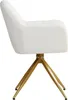 Homestyle4u Polsterstuhl drehbar 4er Set Stühle Bouclé Produktbild-Vorschau 11