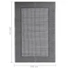 vidaXL Tappeto per esterni ARAKIL Black 140x200 cm PP Anteprima dell’immagine prodotto 7