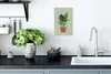 MuchoWow® Poster Pflanzen - Blumentopf - Grün 20x30 cm - Produktbild-Vorschau 3