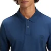 Hugo Boss Orange Strickwaren KM Open Blau einfarbig Produktbild-Vorschau 19