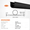 SucceBuy Kit de seuil et de joint de sol pour porte de Voir les images du produit 7