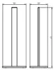 Haceka Edge reserverolhouder 7,2x9,7x34,9cm chroom Produktbild-Vorschau 9