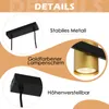 ZMH Pendelleuchte esstisch Hängelampe Schwarz Gold: Produktbild-Vorschau 3