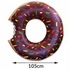 KRUMAD Ciambella galleggiante marrone gonfiabile - Ø 105 cm Anteprima dell’immagine prodotto 2