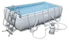 Power Steel Rectangular Frame Pool-Set, 404cm x 201cm x Produktbild-Vorschau 1