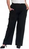 Elegante Damenhose mit hoher Taille aus Leinen Weit und Produktbild-Vorschau 2