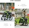 Remorque pour chien PawHut 2-en-1 Buggy pour chien, Voir les images du produit 6
