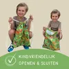 HECKBO Kinder Turnbeutel mit Sichtfenster & Dschungel-Motiv Produktbild-Vorschau 33