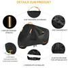 Motorrad Abdeckplane Outdoor, Wasserdicht 210D Produktbild-Vorschau 3
