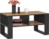 A coffee table with decorative items on top, presented on a white background. Anteprima dell’immagine prodotto