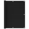 vidaXL Balkon-Sichtschutz Schwarz 120x500 cm HDPE Produktbild-Vorschau 6