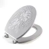 Sedile WC in MDF Coperchio Cerniere in metallo WC Sedile WC Anteprima dell’immagine prodotto 2
