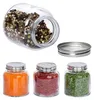 4-tlg. Gewürz-Gläserset Doria 325 ml bauchiges Vorratsglas Produktbild-Vorschau 1