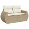 The Living Store 9-tlg. Garten-Sofagarnitur mit Kissen Produktbild-Vorschau 4