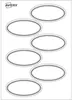 Avery - Family ovale ablösbare Etiketten, ft 5,5 x 3 cm, Produktbild-Vorschau 2