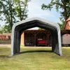 Weideunterstand 4x4 m PVC Plane 850N Lagerzelt Unterstand Produktbild-Vorschau 4