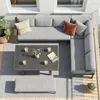MEXO Gartenmöbel Set Aluminium 8 Personen, Modulares Produktbild-Vorschau 2